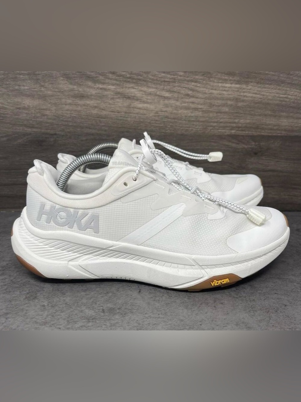 Hoka 💅 Transport Cordura Women’s Hiking Running Athletic White 1123154 WWH NEW - Picture 4 of 12